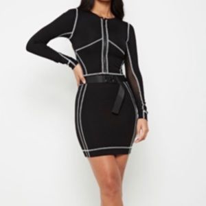 MANIÈRE DE VOIR OVERLOCK STITCH DRESS